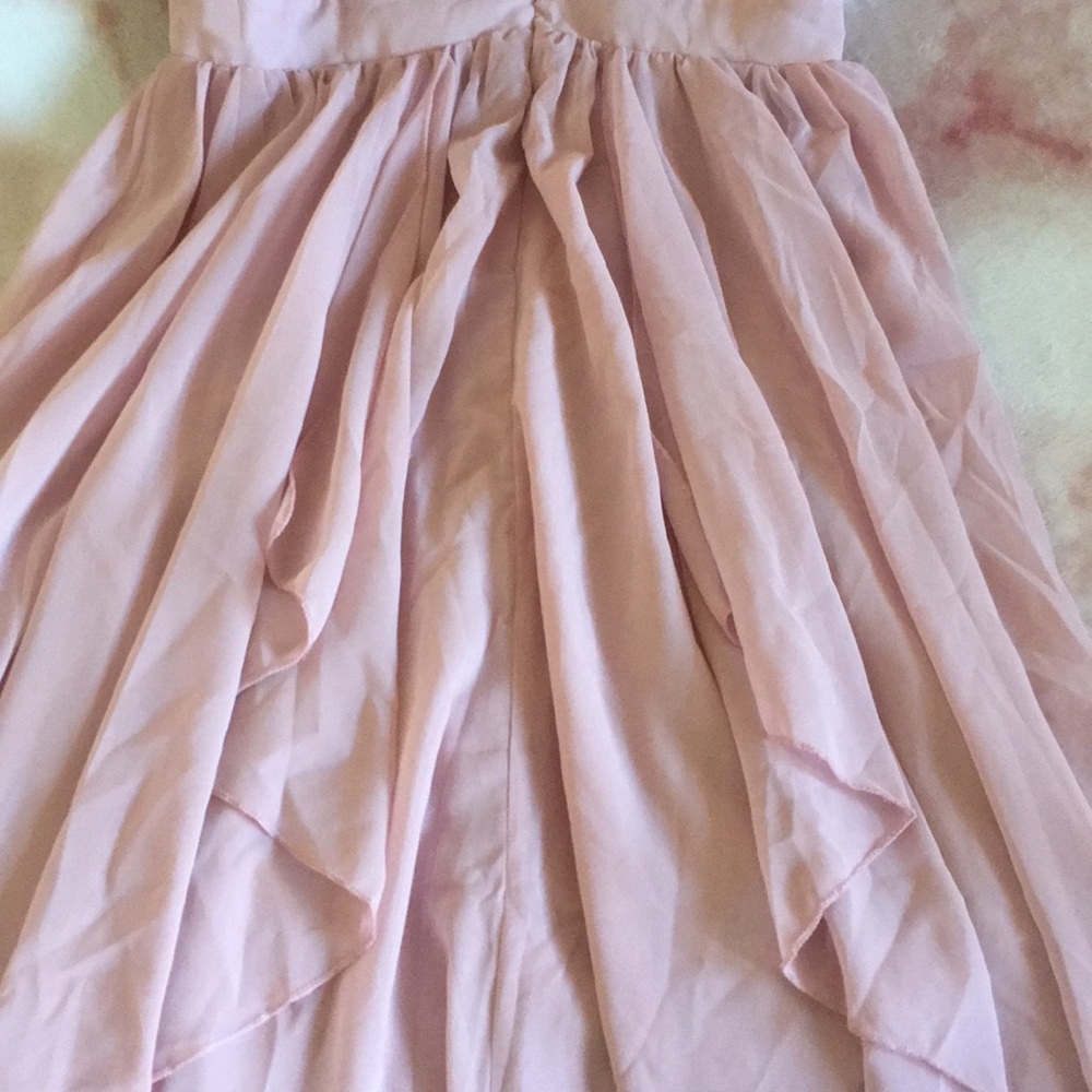 Shein pastel purple chiffon dress, small, pink - Picture 5 of 5